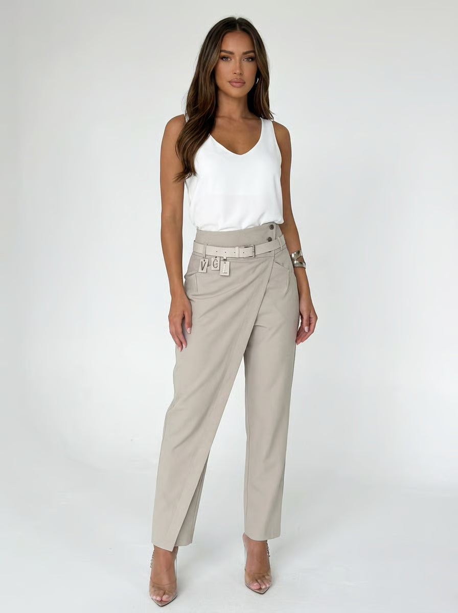 מכנסיים בעיצוב אריאנה סטייל - חגורה במתנה