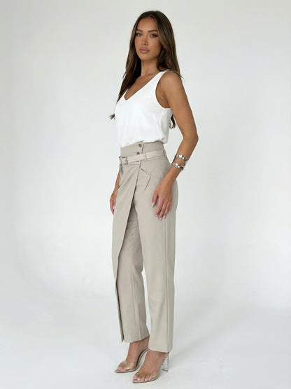 מכנסיים בעיצוב אריאנה סטייל - חגורה במתנה