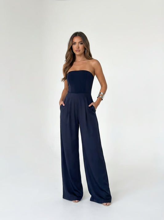 אוברול ערב מחטב לנשים – מראה יוקרתי ללא מאמץ